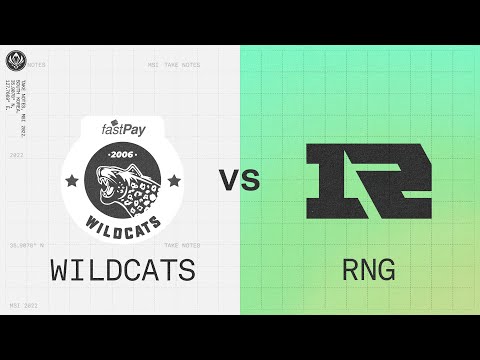 IW vs RNG | 2022 MSI Groups Day 1 | fastPay Wildcats vs. Royal Never Give Up