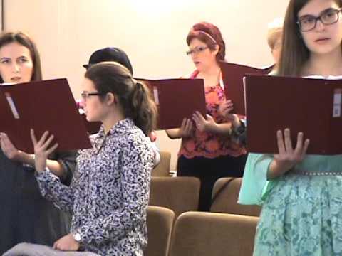 Pace sfinta de sus.  cor mixt