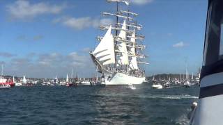 Falmouth Tall Ships Race Day on Free Spirit 1