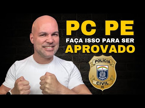 Concurso PC PE - como ser aprovado para agente e escrivão