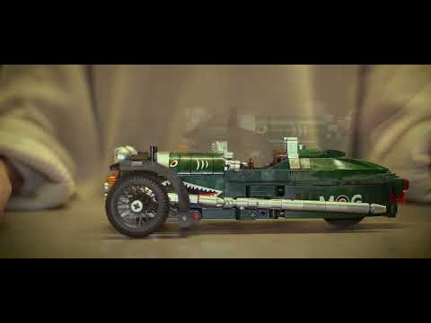 8151 Racing Car Truck Model Building Blocks Creative Racer City Pull Back Vehicle Bricks