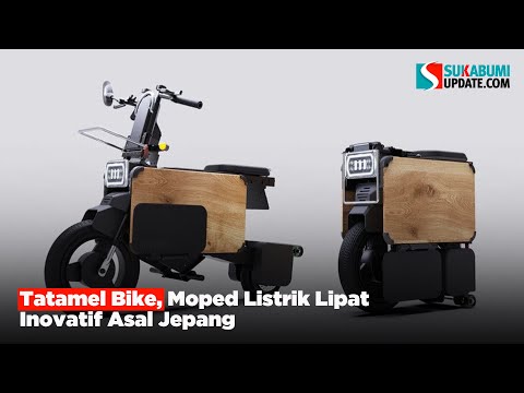 Tatamel Bike, Moped Listrik Lipat Inovatif Asal Jepang