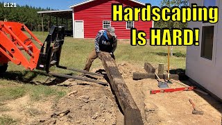 Affordable Landscaping with Railroad Ties (Before and After) | E121