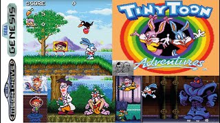 Tiny Toon Adventures: Buster's Hidden Treasure Mega Drive / Genesis - C&M Playthrough