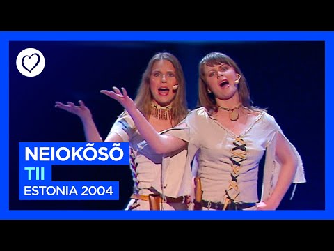 Neiokõsõ - Tii (LIVE) | Estonia 🇪🇪 | Semi-Final | Eurovision 2004