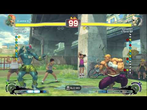 sunset01 [Sagat] vs kenji207 [Dhalsim] SSF4 Japanese Online Ranked Matches - TRUE-HD