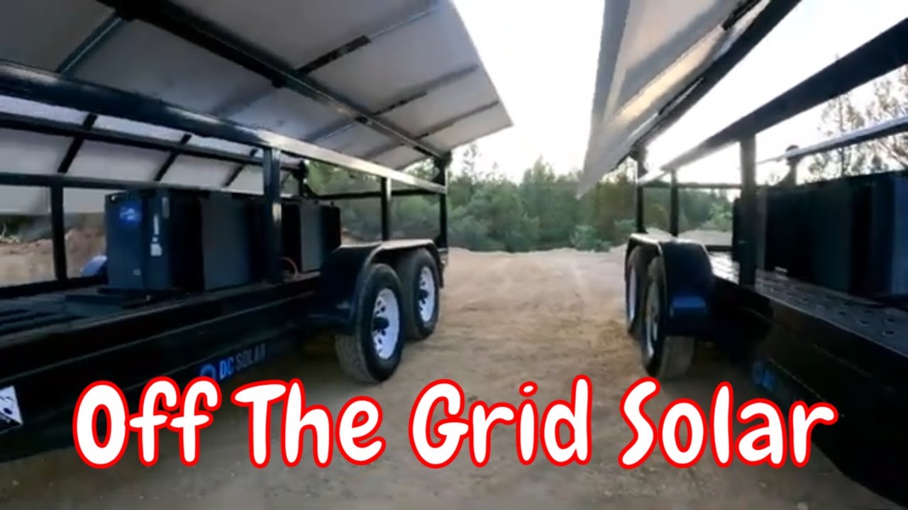 DC Solar Off Grid Solar Trailer Review