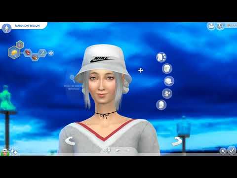 sims 4 alpha cc download gray-haired female Maddison Wilson by Bonita100 Cas Video Preview