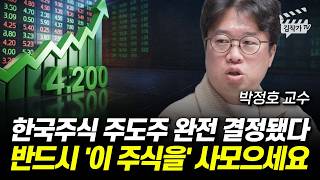 한국주식 주도주 완전 결정됐다, 반드시 '이 주식을' 사모으세요 (박정호 교수)