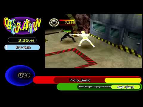 Obscurathon - Power Rangers: Lightspeed Rescue | Any% (Easy) by Proto_Sonic