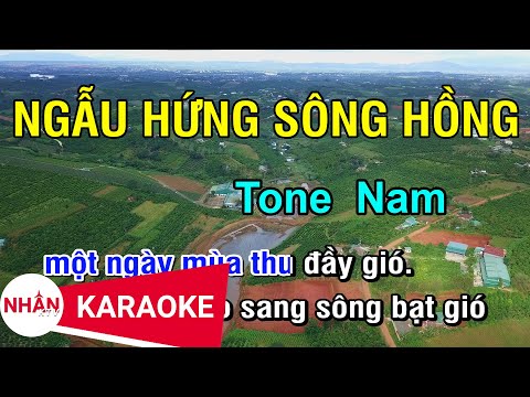 Ngẫu Hứng Sông Hồng (Karaoke Beat) - Tone Nam