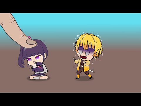 Chibi Anime VS Finger - Nobita - Doraemon - Shincan - Nezuko - Zenitsu - Tanjiro