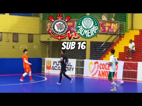 JOGO PEGADO - CORINTHIANS x PALMEIRAS SUB 16