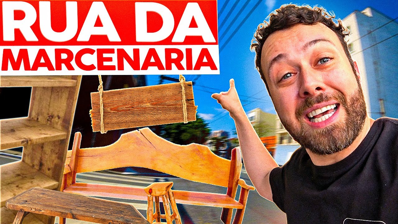 O SEGREDO da rua da marcenaria: MÓVEIS de madeira BARATOS em São Paulo