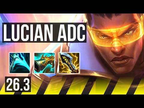 LUCIAN & Nami vs DRAVEN & Blitzcrank (ADC) | EUW Master | 26.3