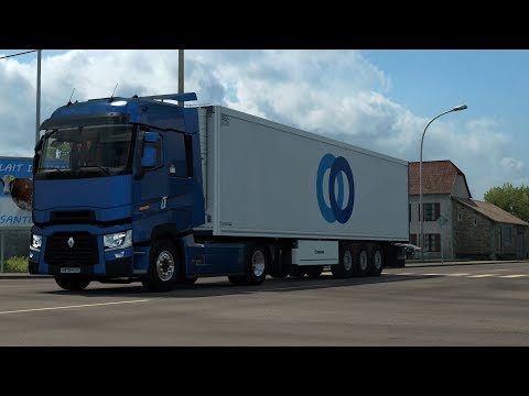 ETS 2 1.35 - ProMods 2.41 - Renault Range T 480 Comfort - Trip: Toulouse - Bourges