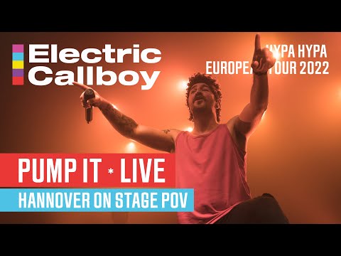 Electric Callboy - Pump It LIVE (Hannover ON STAGE POV)