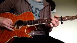 How to play Hell on a Throat by Dashboard Confessional Guitar Tutorial