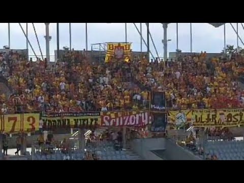 Doping kibiców Korony Kielce na meczu z Zagłębiem Lubin | 27.08.2023