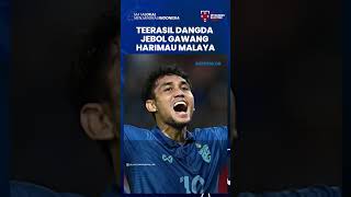 HALFTIME Thailand Vs Malaysia, Teerasil Dangda Jebol Gawang Harimau Malaya, Gajah Perang Unggul 1-0