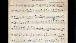 Steve Swallow jazz bass solo - Item 4 D.I.T. - how to play it - C transcription
