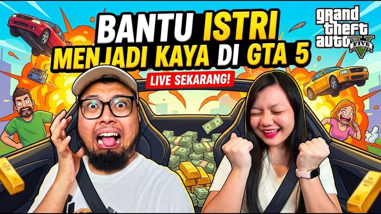 BANTU ISTRI Jadi Kaya di GTA 5! - GTA 5 ONLINE NGAKAK ABIS!