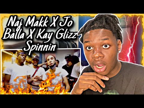Kay Carti Reacts to Naj Makk x Jo Balla x Kay Glizz - Spinnin (official music video) dir by @wonton