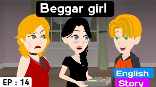 Beggar girl part 14 | English story | Learn English | Animated stories | Sunshine English