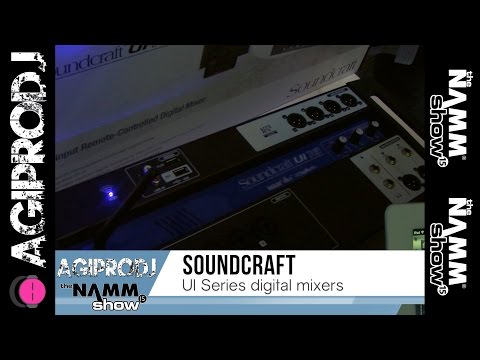 Soundcraft Ui12 & Ui16 Remote Controlled Digital Mixer w/wi-fi | NAMM 2015 - agiprodj