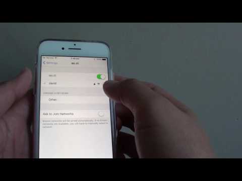 iPhone 7: How to Connect to Wifi Network