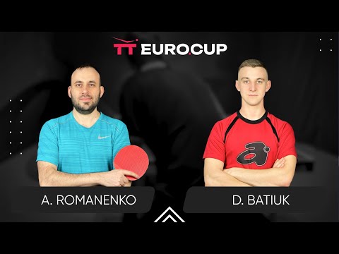 19:15 Andrii Romanenko - Dmytro Batiuk 20.05.2024 TT Euro.Cup Ukraine Master. TABLE 3