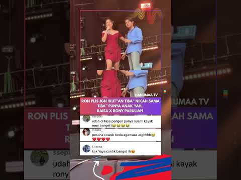 YAYA FT RONY 😍 #raisa #ronyparulian #pestapora2025 #viralmusic #music #song