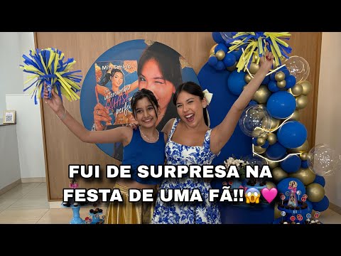 I SURPRISELY WENT TO A FAN'S PARTY WITH A THEME INSPIRED BY ME!!! *did she cry?*