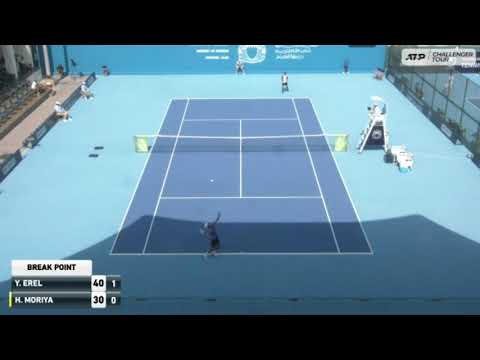 Yanki Erel (TUR) vs Hiroki Moriya (JPN) Manama challenger 2 Round