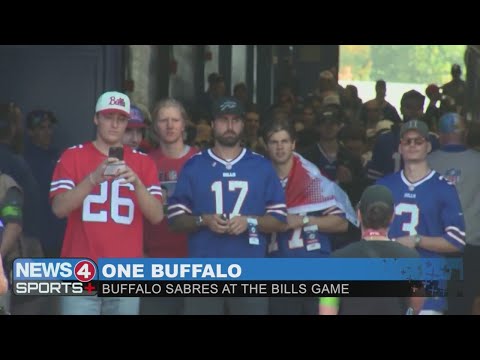Buffalo Sabres take in Bills victory at Highmark Stadium