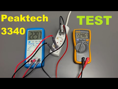 Peaktech 3340 DDM - Unboxing - Test 4K