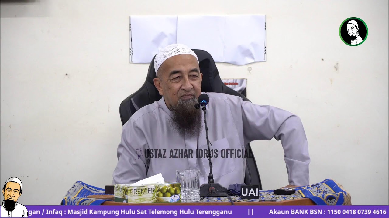 🔴LiveUAI 24/08/2026 Kuliah Maghrib Jemputan - Ustaz Azhar Idrus