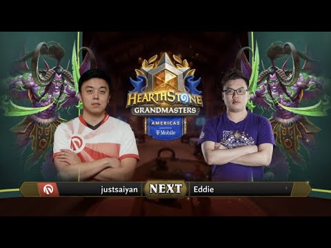justsaiyan vs Eddie - Division A - Hearthstone Grandmasters Americas 2020 Season 1 - Week 4