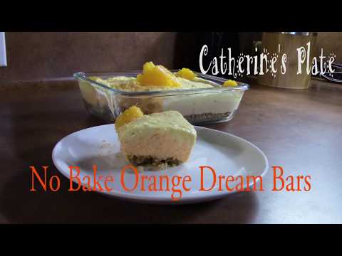 No Bake Orange Dream Bars