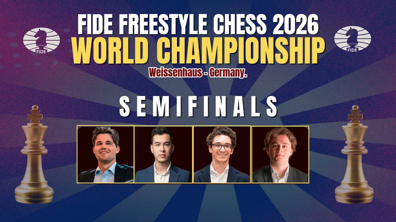 FREESTYLE CHESS WORLD CHAMPIONSHIP | SEMIFINAL | CARLSEN, CARUANA, KEYMER,  ABDUSATTOROV,