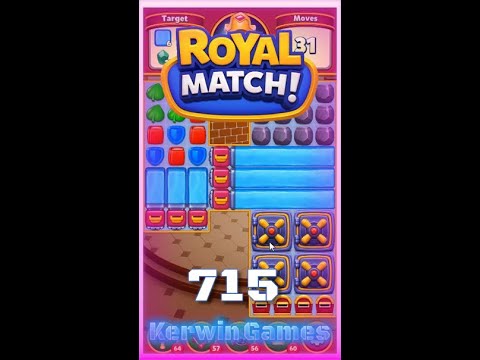 Royal Match Level 715 - Hard Level - No Boosters