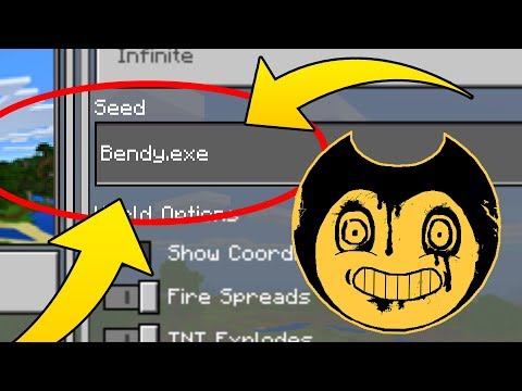 Minecraft "Bendy.exe" World (Finding Bendy and the Ink Machine Scary Seed)