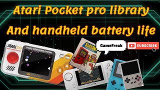 Atari Pocket Pro and Handheld battery life #gaming #review #videogames