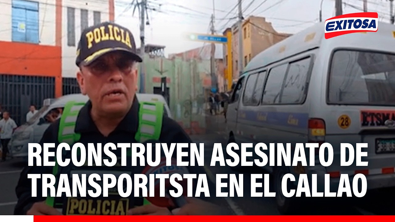 🔴🔵 Reconstruyen asesinato de transportista en el Callao