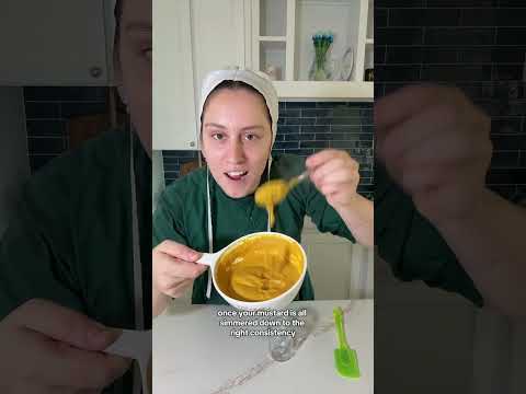Homemade Mustard From Scratch | My Cookbook is Linked in the Description