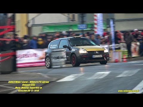 ZARDZEWIAŁY Karol / MROSZCZYK Adrian - Renault Clio - Moto-Mikołaj SuperOES in  Rzeszów 09-12-2018