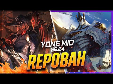REPOBAH - Yone vs Galio MID Patch 25.24 - Yone Gameplay