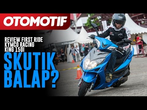 Review First Ride Kymco Racing King 150i, Skutik Balap?