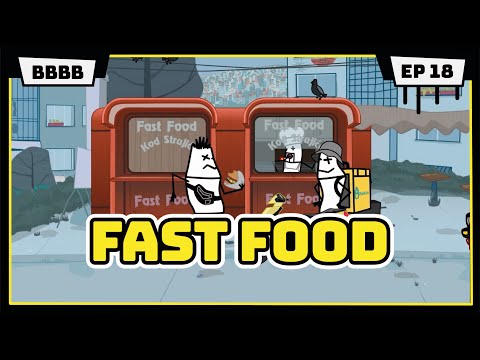 FAST FOOD | Bruca se zaposlio kod Strujića | Animirana serija #BBBB | EP18