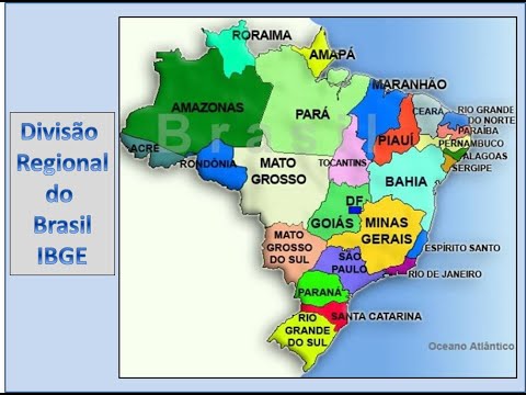 Brasil: Histórico da Divisão Regional